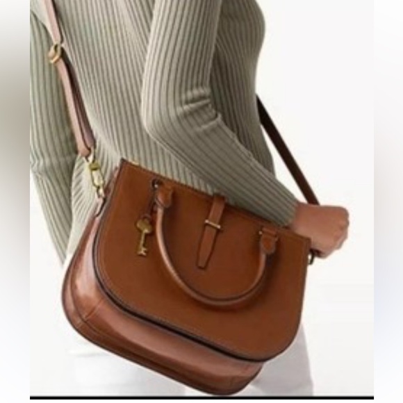 Fossil Brown Leather Ryder Satchel Crossbody Purse
Women’s - Picture 1 of 11